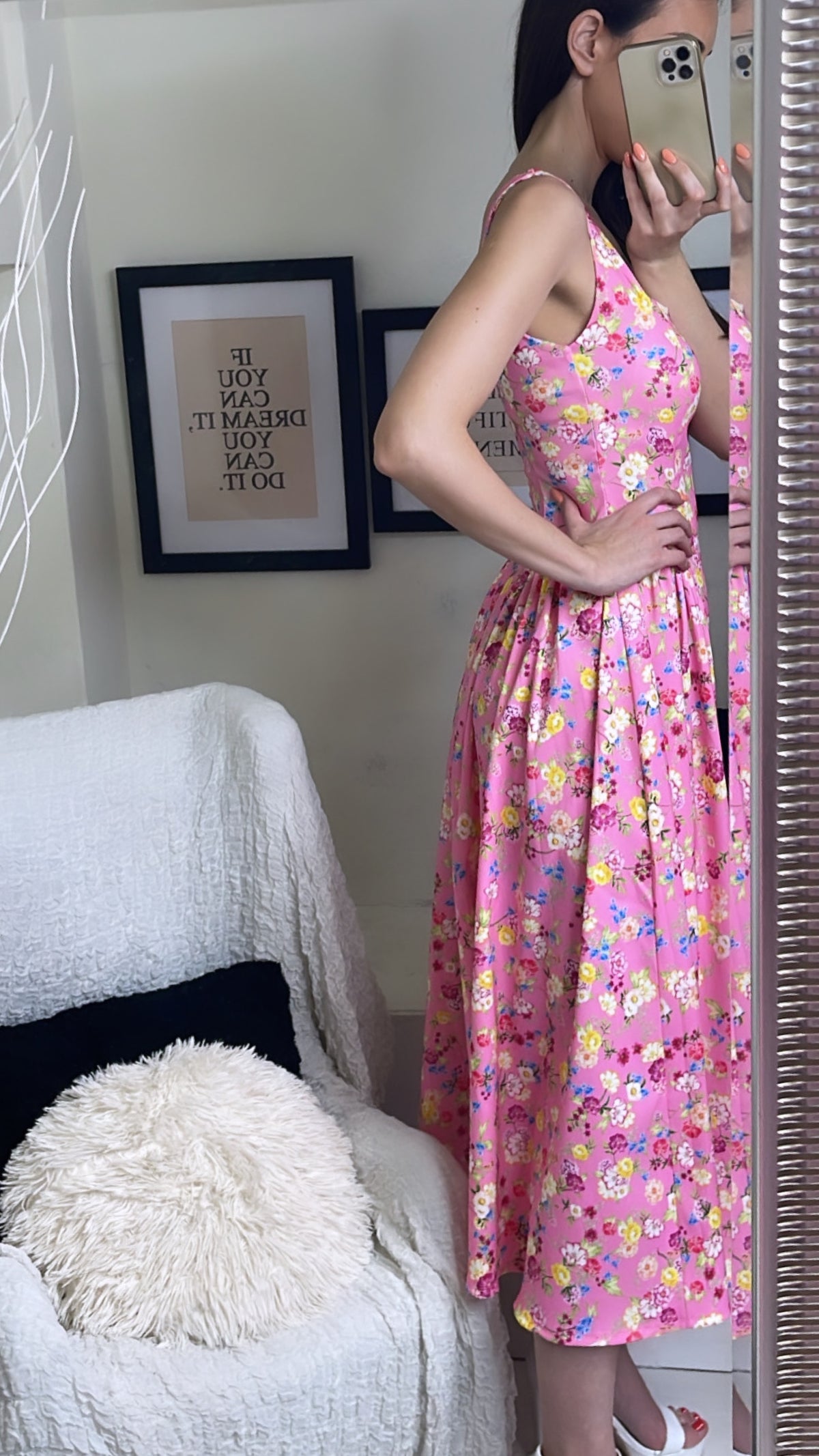 Midi φόρεμα floral - Love Me More Boutique by Patty